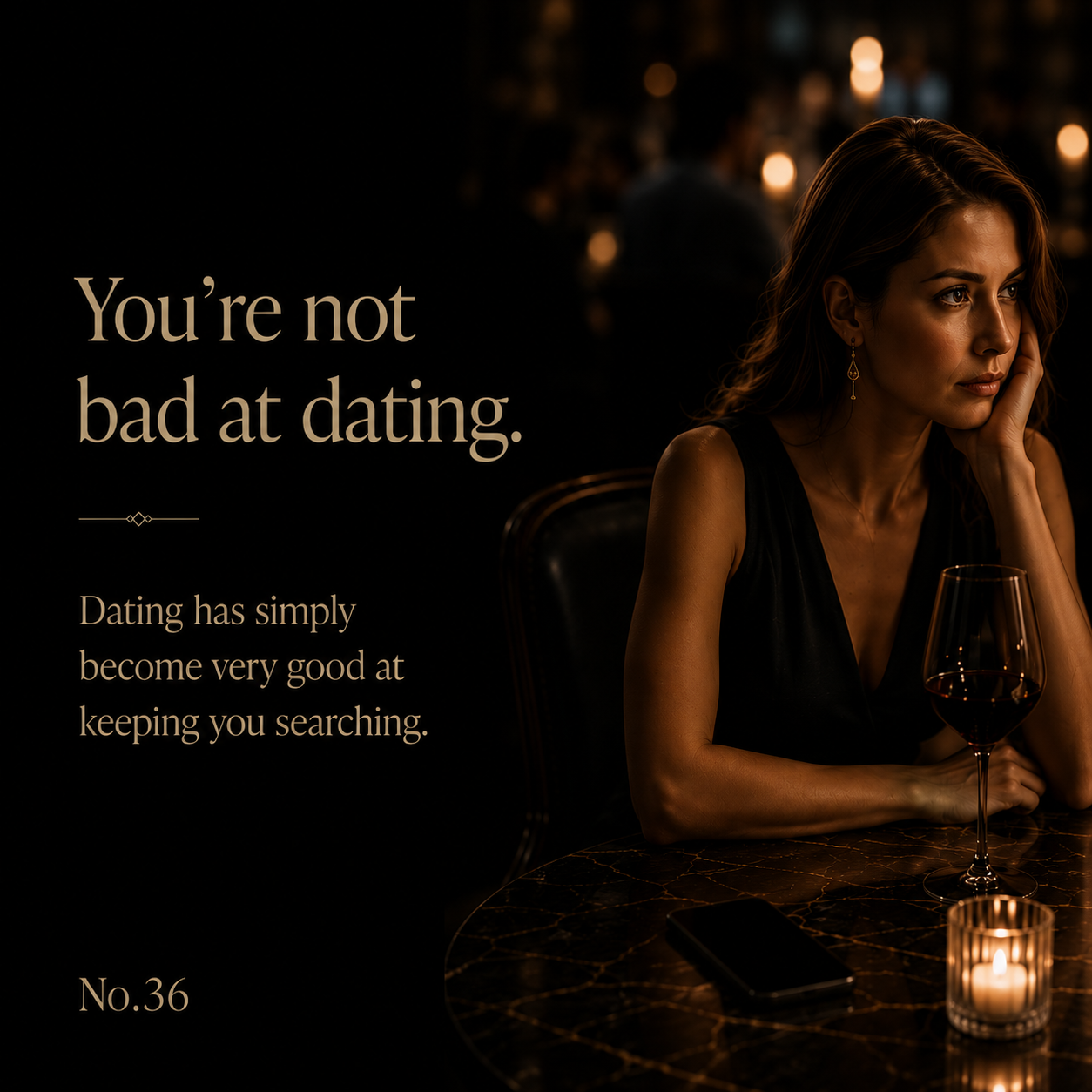 Datingproblemet är inte en brist på alternativ